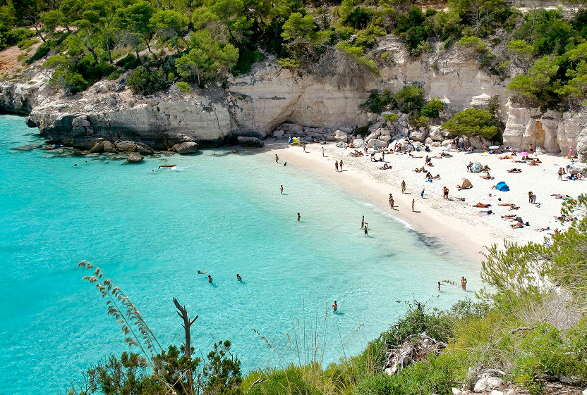 Cala de Cala Blanca Cala Blanca Menorca Apartamentos